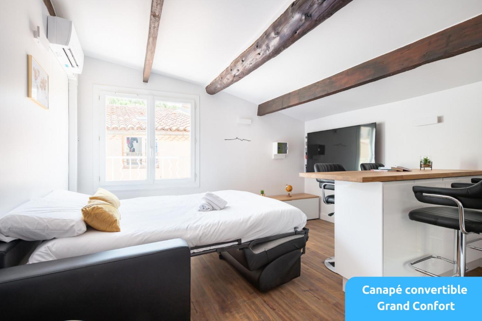 Апартаменты Lou Baou - Calme - Lumineux - Wifi Гардан Экстерьер фото